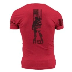 R.E.D. All Forces T-Shirt - Red -Grunt Style Sales GS5110 R.E.D.AllForces Red STANDARD WEB READY 2021back min