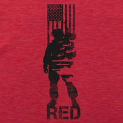 R.E.D. All Forces T-Shirt - Red -Grunt Style Sales GS5110 R.E.D.AllForces Red STANDARD WEB READY 2021backartonly min