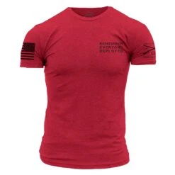 R.E.D. All Forces T-Shirt - Red -Grunt Style Sales GS5110 R.E.D.AllForces Red STANDARD WEB READY 2021front min