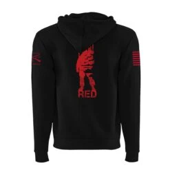 R.E.D. All Forces Premium Full Zip Hoodie - Black 15 R.E.D. All Forces Premium Full Zip Hoodie - Black -Grunt Style Sales GS5113 back STANDARD WEB READY 2021bk min