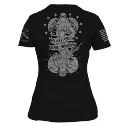 Women's Heart And Soul Of A Warrior T-Shirt - Black 13 Women's Heart And Soul Of A Warrior T-Shirt - Black -Grunt Style Sales GS5119 HeartandSoulofaWarrior Black STANDARD WEB READYBack