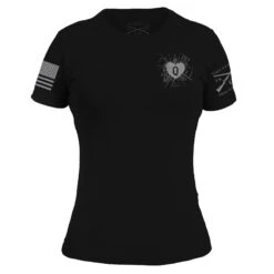 Women's Heart And Soul Of A Warrior T-Shirt - Black 12 Women's Heart And Soul Of A Warrior T-Shirt - Black -Grunt Style Sales GS5119 HeartandSoulofaWarrior Black STANDARD WEB READYFront