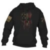 American Reaper 2.0 Hoodie - Black -Grunt Style Sales GS5144 AmericanReaper2.0Hoodie WEB READYFRONT