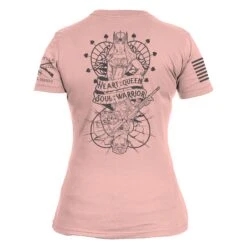 Women's Heart And Soul Of A Warrior T-Shirt - Desert Pink 19 Women's Heart And Soul Of A Warrior T-Shirt - Desert Pink -Grunt Style Sales GS5172 HeartandSoulofaWarrior DesertPink STANDARD WEB READY back min