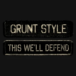 Name Tape Hoodie - Black -Grunt Style Sales GS5178 GruntStyleNameTapeHoodie Black WEB READYFLBART