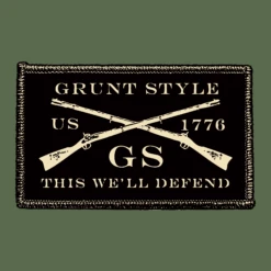 Name Tape Hoodie - Military Green 18 Name Tape Hoodie - Military Green -Grunt Style Sales GS5179 Grunt Style Name Tape Hoodie Military Green WEB READY LS ART