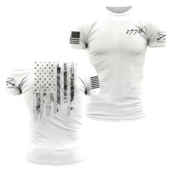 1776 Flag T-Shirt - White