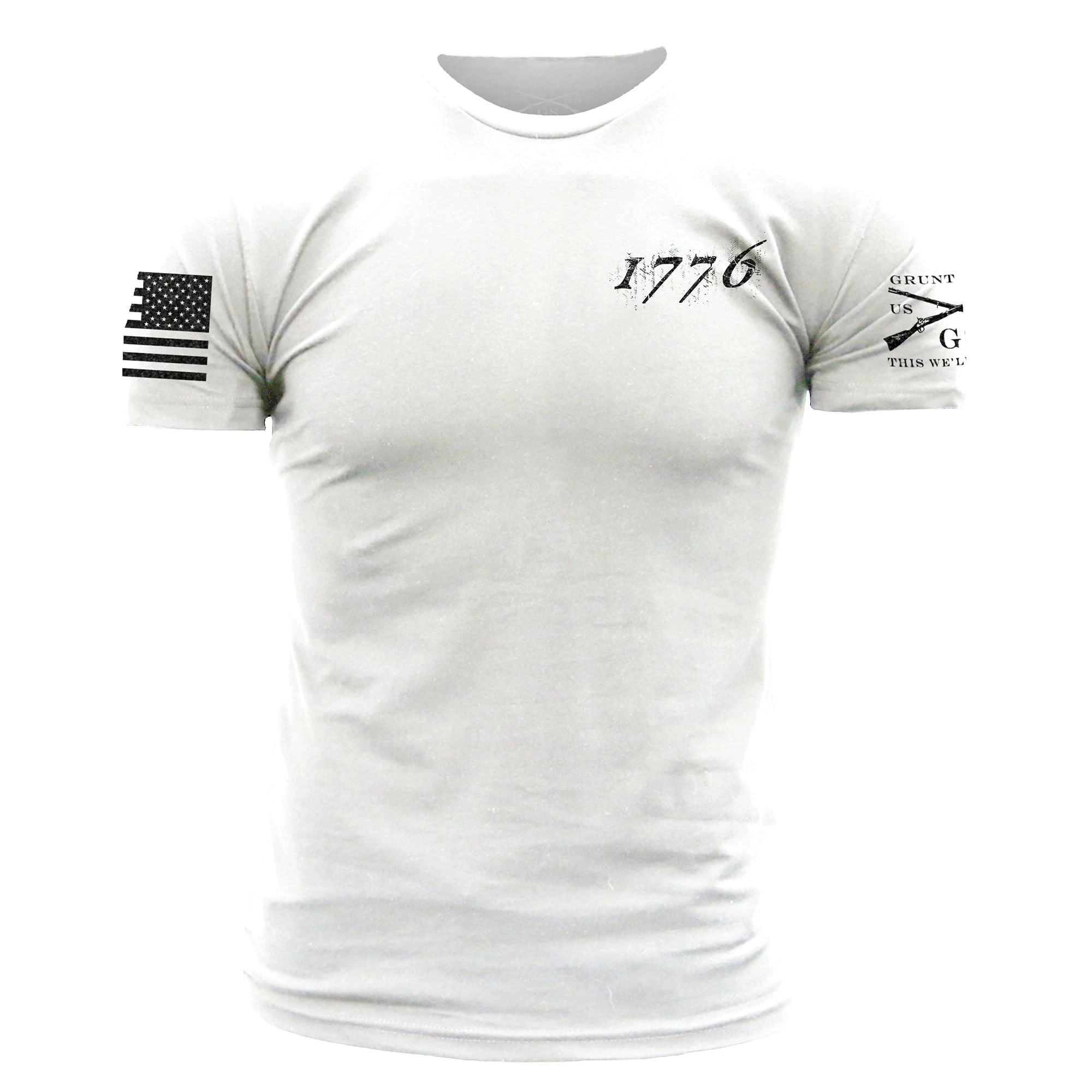1776 Flag T-Shirt - White 10 1776 Flag T-Shirt - White - Image 8