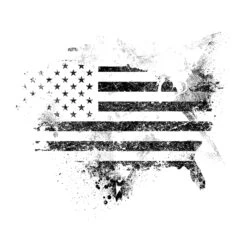 American Acid T-Shirt - White -Grunt Style Sales GS5204 AmericanAcid White STANDARD WEB READY frontArt