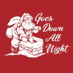 Goes Down All Night Tee - Red 9 Goes Down All Night Tee - Red -Grunt Style Sales GS5238 GoesDownAllNight STANDARD WEB READYArt