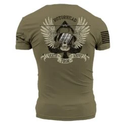 Death From Above T-Shirt - Military Green -Grunt Style Sales GS5284 DeathFromAbove WEB READYBACK