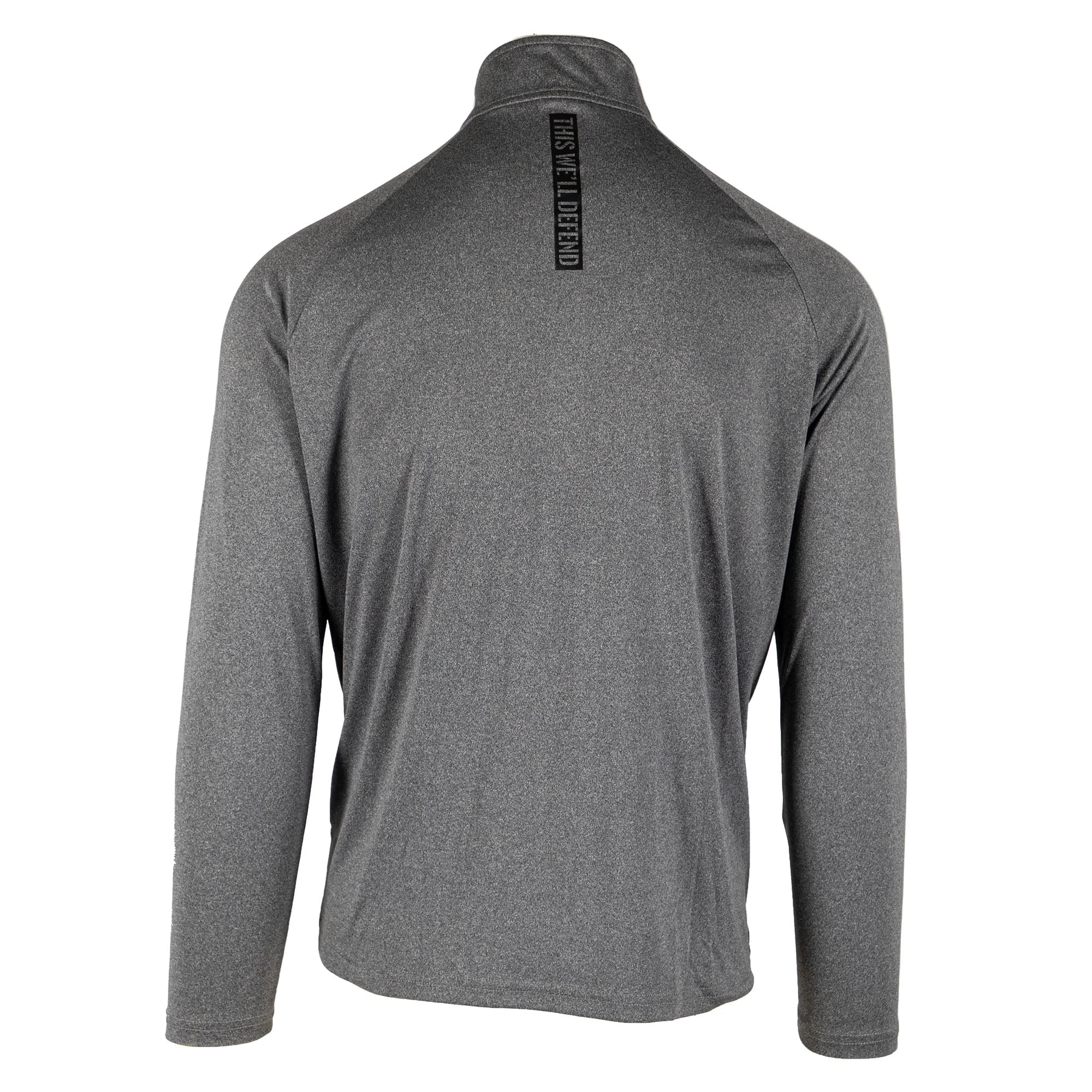 Men's 1/4 Zip - Heather Gray 6 Men's 1/4 Zip - Heather Gray - Image 4