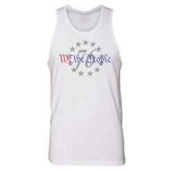 Men's 76 We The People Tank - White -Grunt Style Sales GS5331 76WeThePeopleMen sTank White STANDARD WEB READY front min