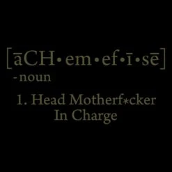 HMFIC T-Shirt - Black -Grunt Style Sales GS5355 HMFIC Black STANDARD WEB READY backART