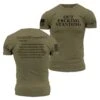 Outf*cking Standing T-Shirt - Military Green -Grunt Style Sales GS5357 OutfckingStanding MilitaryGreen STANDARD WEB READY both min