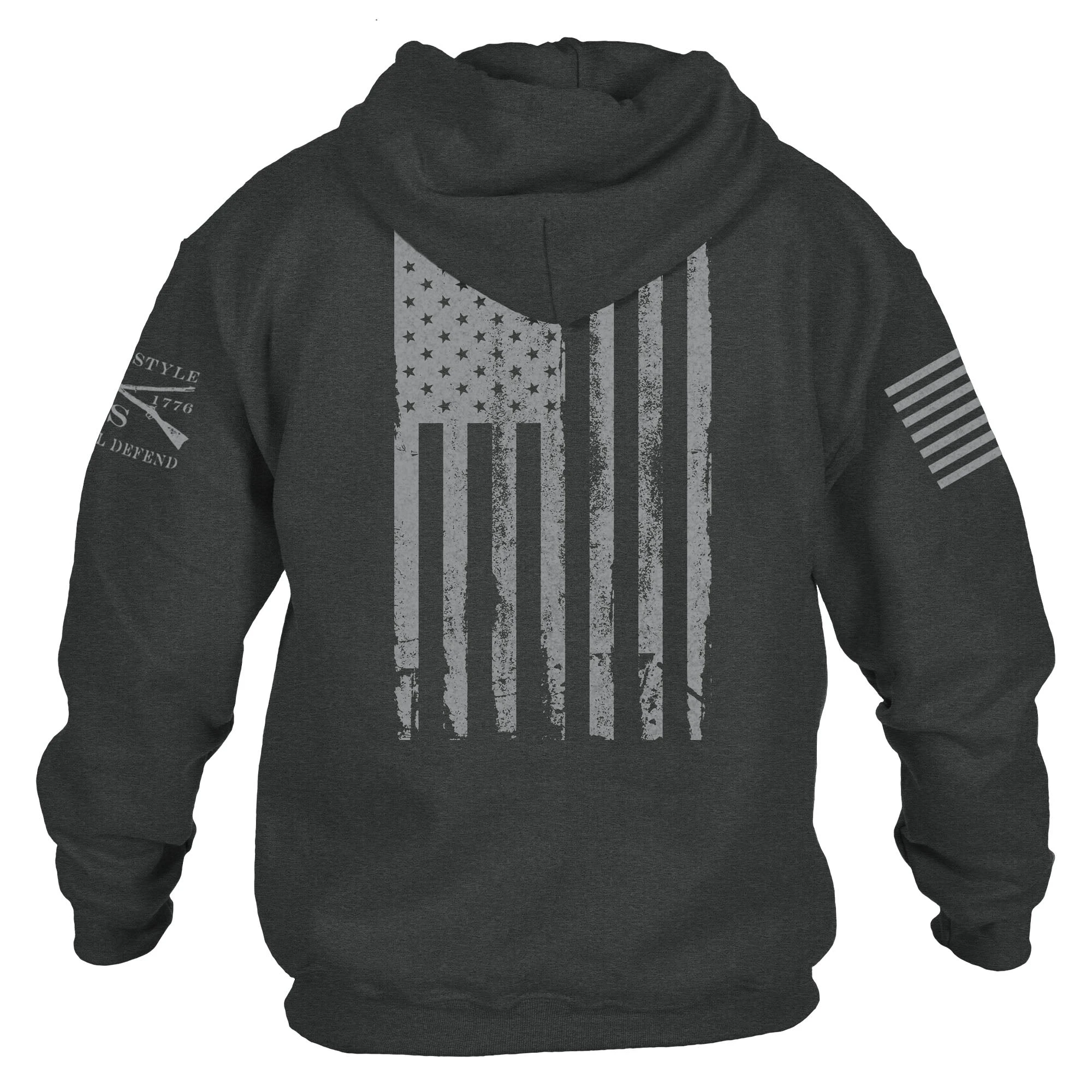 This We'll Defend Hoodie - Dark Heather 9 This We'll Defend Hoodie - Dark Heather - Image 8