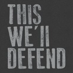 This We'll Defend Hoodie - Dark Heather 13 This We'll Defend Hoodie - Dark Heather -Grunt Style Sales GS5378 ThisWe llDefendHoodie DarkHeather STANDARD WEB READY frontART