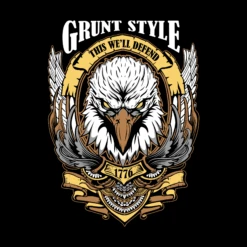 Easy Rider Eagle T-Shirt - Black -Grunt Style Sales GS5406 GruntStyleEasyRiderEagle STANDARD WEB READY 2022backart