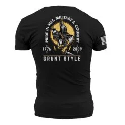 War Eagle T-Shirt - Black -Grunt Style Sales GS5407 Grunt Style War Eagle STANDARD WEB READY 2022BACK