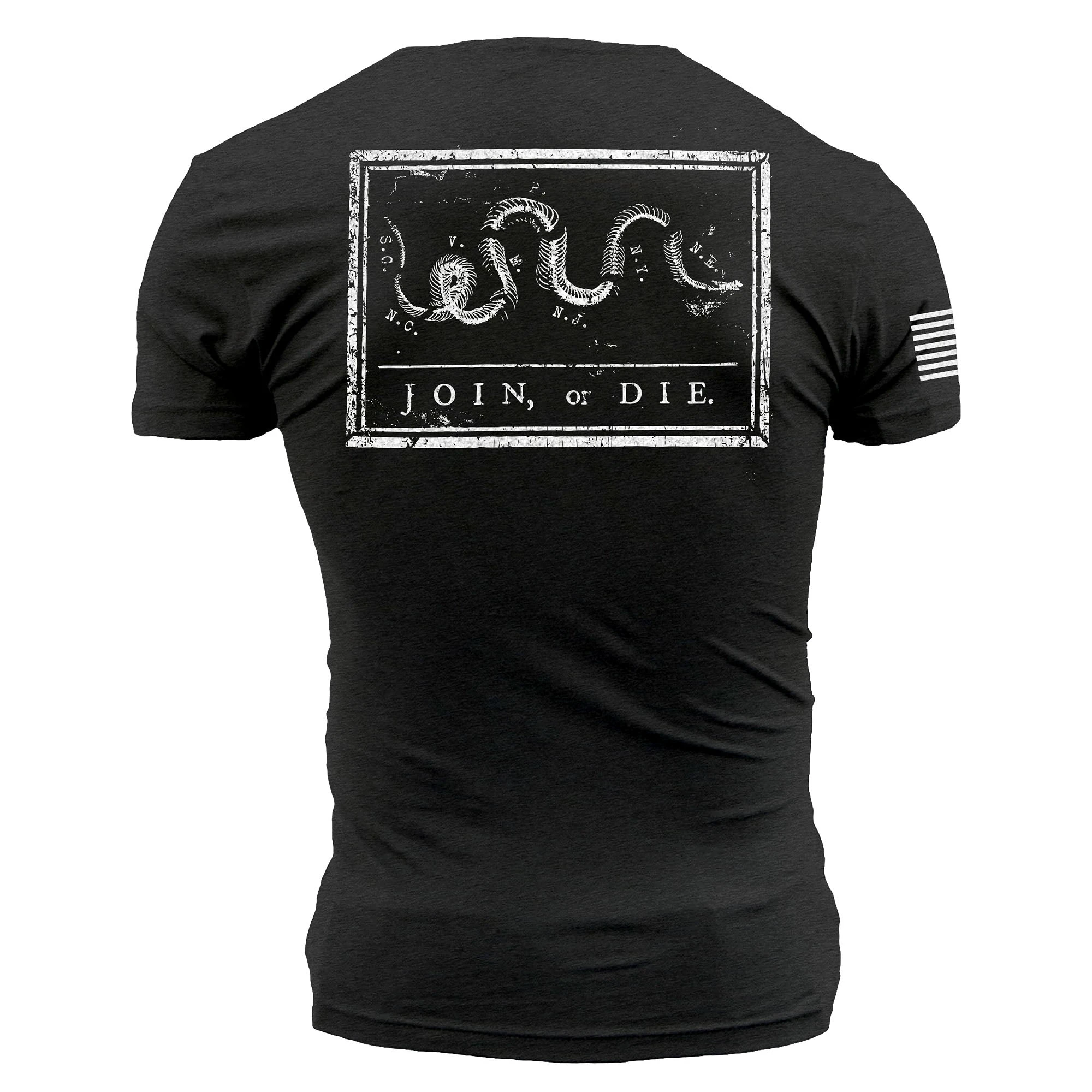 Join Or Die Pocket T-Shirt - Black Heather 10 Join Or Die Pocket T-Shirt - Black Heather - Image 8