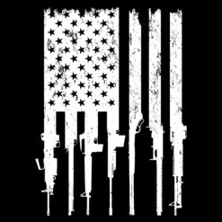 Rifle Flag Pocket T-Shirt - Black Heather 17 Rifle Flag Pocket T-Shirt - Black Heather -Grunt Style Sales GS5415 RifleFlagBlackHeatherPocketTee STANDARD WEB READY BACKART