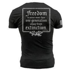 One Generation Away Pocket T-Shirt - Black Heather -Grunt Style Sales GS5417 OneGenerationAwayBlackHeatherPocketTee STANDARD WEB READY Back