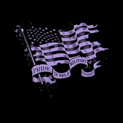 Women's Flag Salute T-Shirt - Black -Grunt Style Sales GS5423 Women sFlagSalute Black STANDARD WEB READY 2022backart