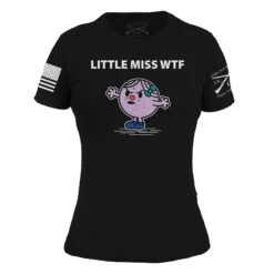Women's WTFSlim Fit T-Shirt - Black -Grunt Style Sales GS5458 Women s W.T.F. STANDARD WEB READY 2022FRONT