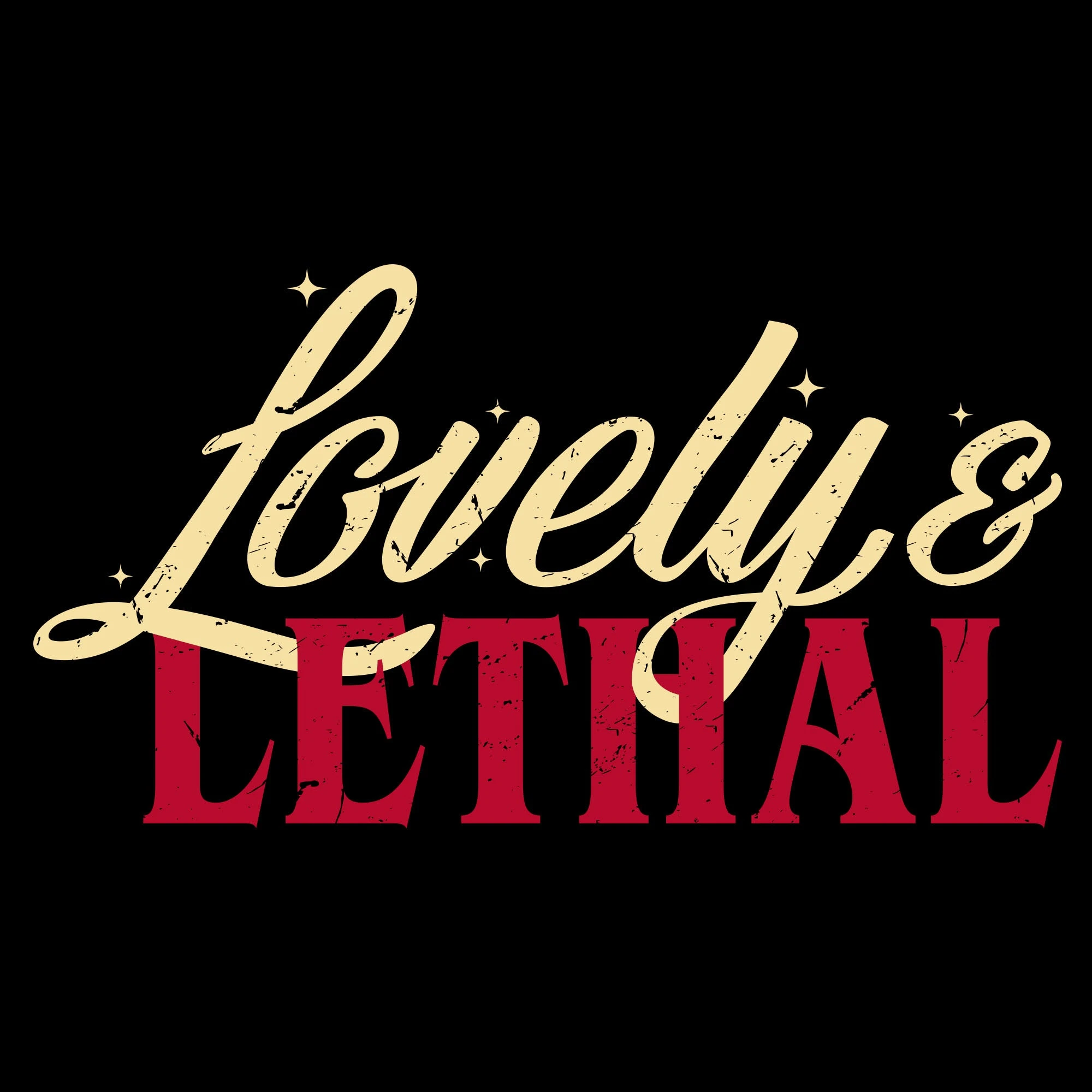 Women's Lovely & Lethal V-Neck - Black 7 Women's Lovely & Lethal V-Neck - Black - Image 5