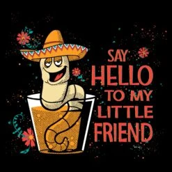 Little Friend T-Shirt - Black 11 Little Friend T-Shirt - Black -Grunt Style Sales GS5479 LittleFriend FrontArt