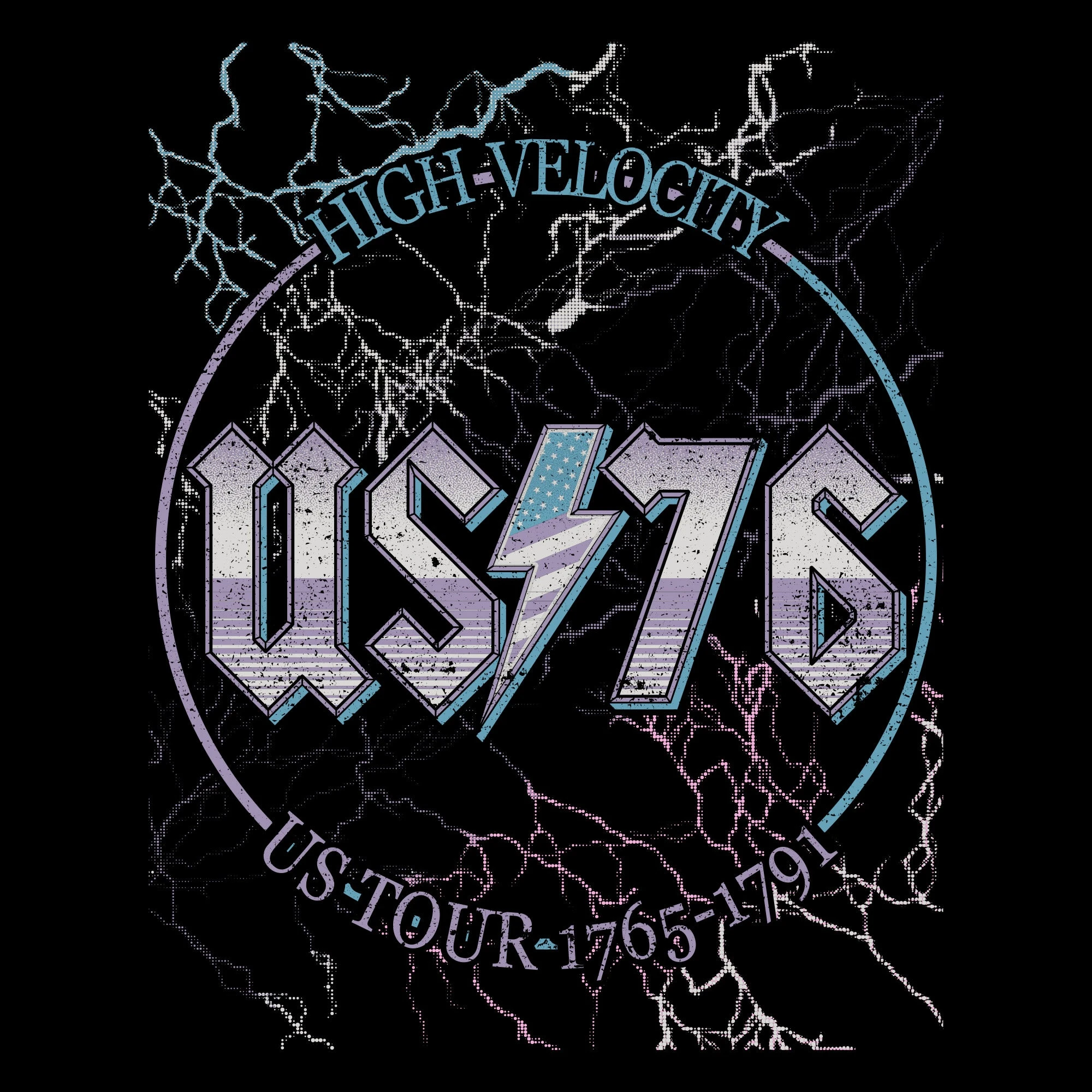 Women's US76 Boyfriend Fit T-Shirt - Vintage Black 7 Women's US76 Boyfriend Fit T-Shirt - Vintage Black - Image 5