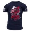 Burn Out T-Shirt- Navy -Grunt Style Sales GS5546 BurnOutMen sTee NavyFRONT