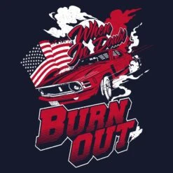 Burn Out T-Shirt- Navy -Grunt Style Sales GS5546 BurnOutMen sTee NavyFRONTART