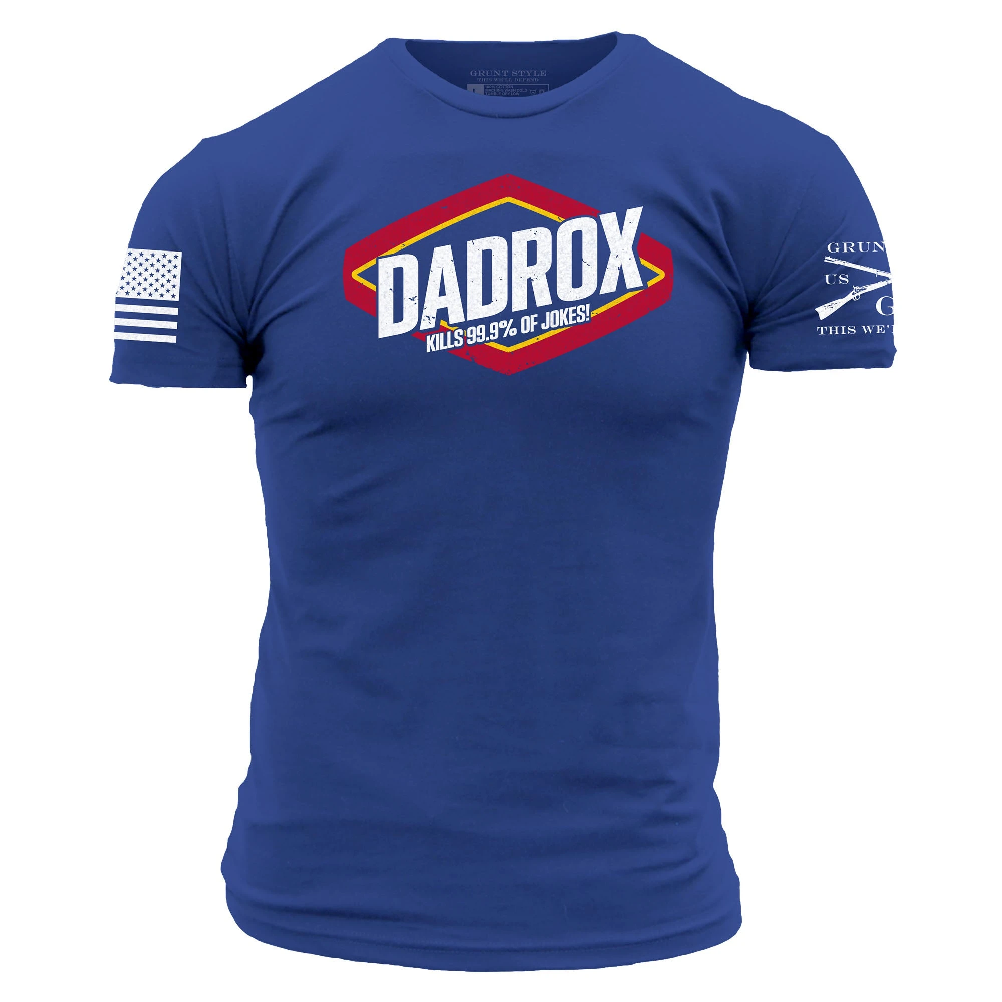 DADROX T-Shirt - Royal Blue 3 DADROX T-Shirt - Royal Blue