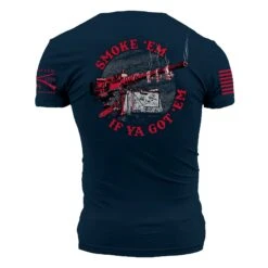 Barrel Bacon T-Shirt - Midnight Navy -Grunt Style Sales GS5573 Barrel Bacon Men s Tee Midnight Navy BACK WEB READY