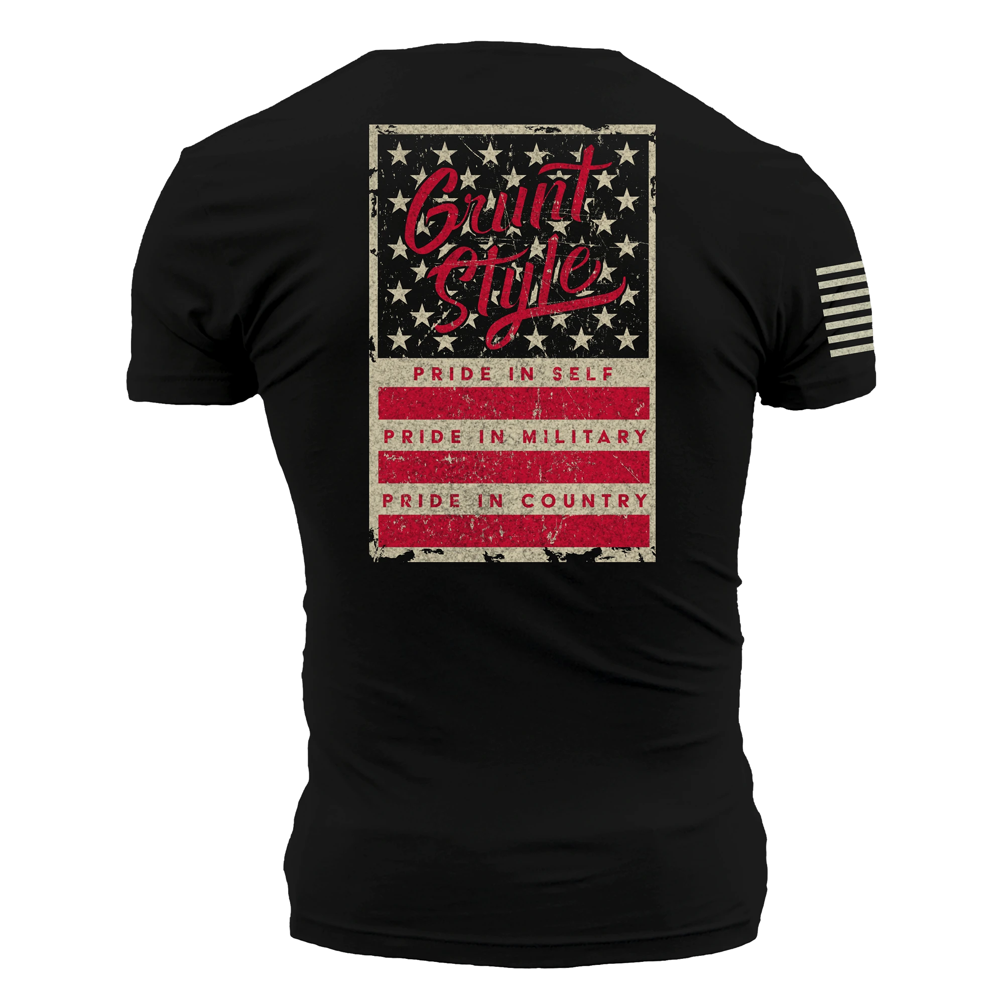 Grunt Style Stars & Bars T-Shirt - Black 7 Grunt Style Stars & Bars T-Shirt - Black - Image 5
