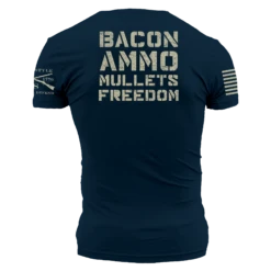 BAMF T-Shirt - Midnight Navy -Grunt Style Sales GS5603 BAMFMen sTee MidnightNavy WEB READY Back