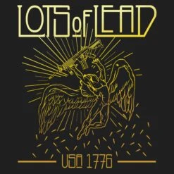 Lots Of Lead T-Shirt - Vintage Black -Grunt Style Sales GS5608 LotsofLeadMen sTee VintageBlackFRONTART