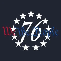Women's 76 We The People Relaxed Fit T-Shirt - Navy 7 Women's 76 We The People Relaxed Fit T-Shirt - Navy -Grunt Style Sales GS5625 76WeThePeopleWomen sRelaxedFitTee Navy WEB READY frontART