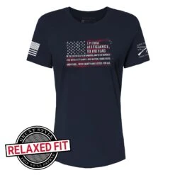 Women's Pledge Relaxed Fit T-Shirt - Navy -Grunt Style Sales GS5626 Pledge Women s Relaxed Fit Tee Navy relaxed WEB READY