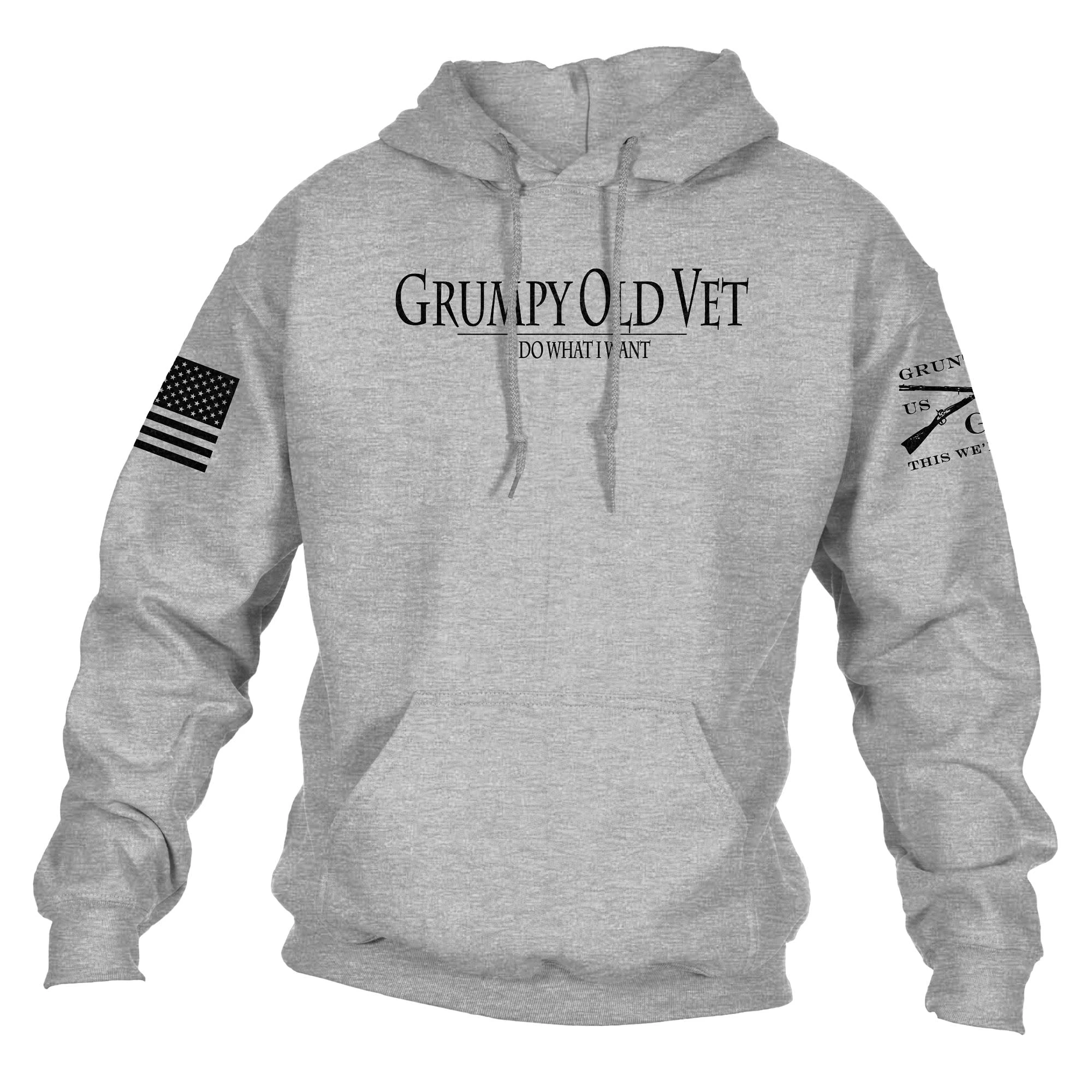 Grumpy Old Vet Hoodie - Sport Grey 3 Grumpy Old Vet Hoodie - Sport Grey