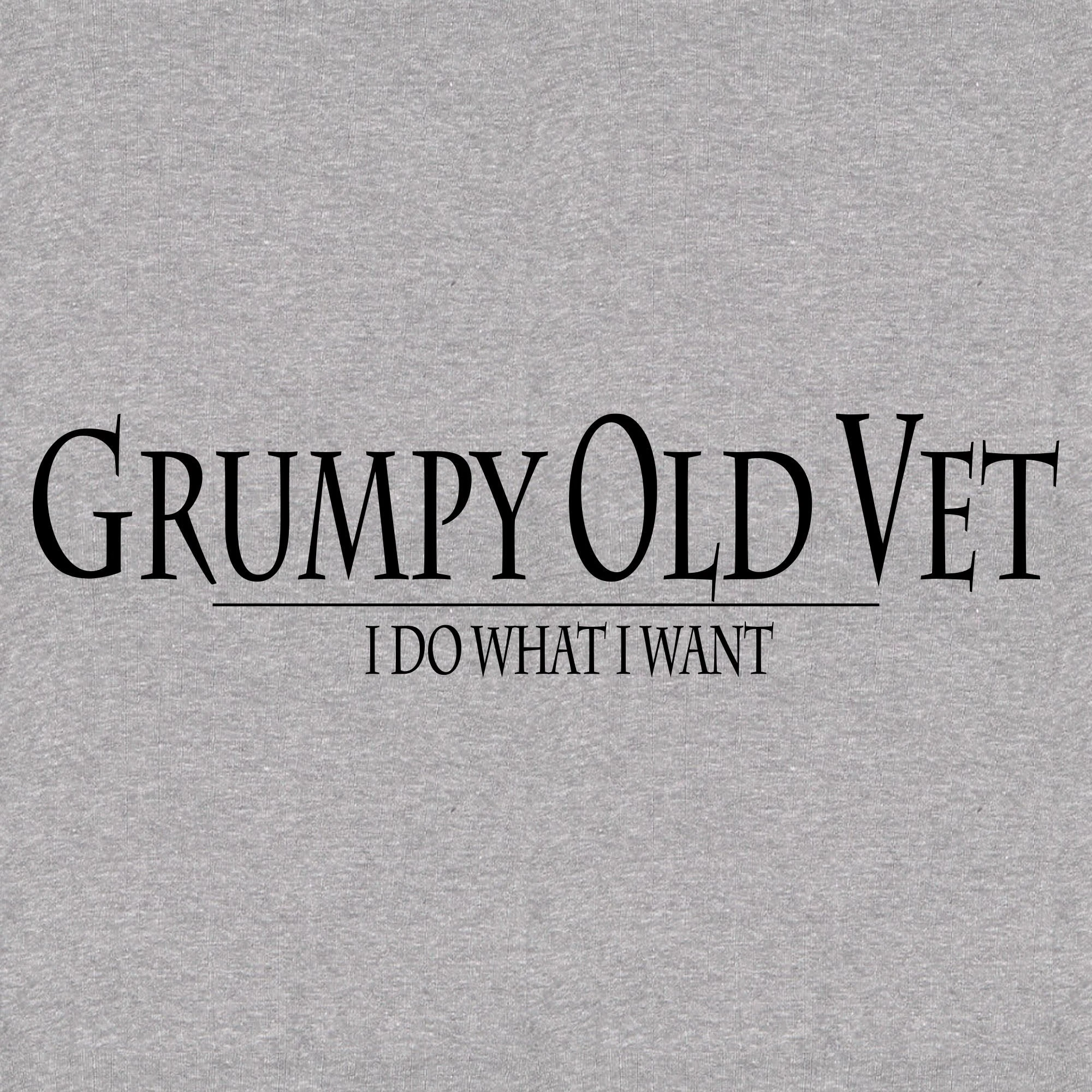 Grumpy Old Vet Hoodie - Sport Grey 5 Grumpy Old Vet Hoodie - Sport Grey - Image 3