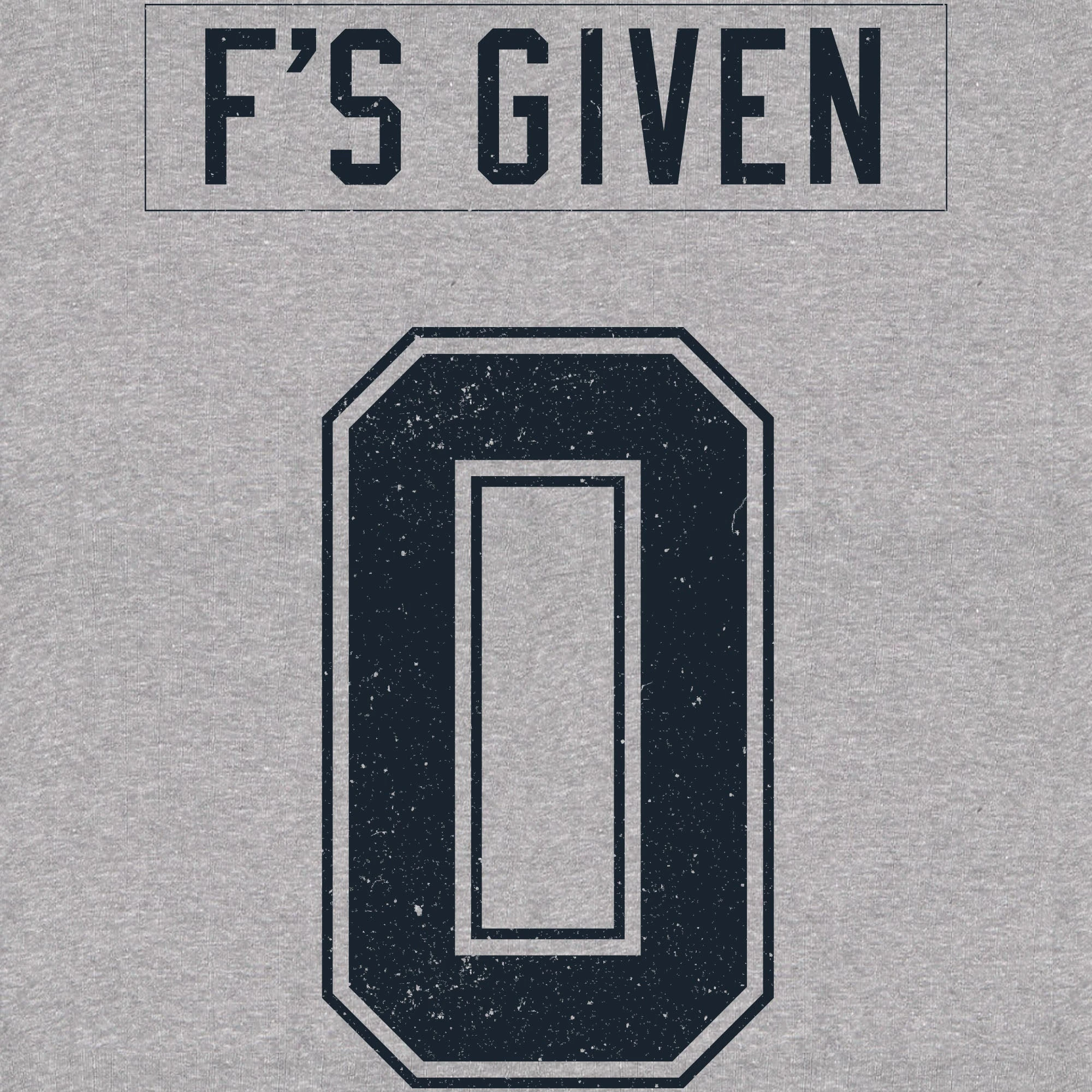 Zero F's Given Hoodie - Sport Grey 7 Zero F's Given Hoodie - Sport Grey - Image 5