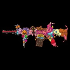 Sweet Pews T-Shirt - Black -Grunt Style Sales GS5730 Men sSweetPewsTee BlackFRONTART