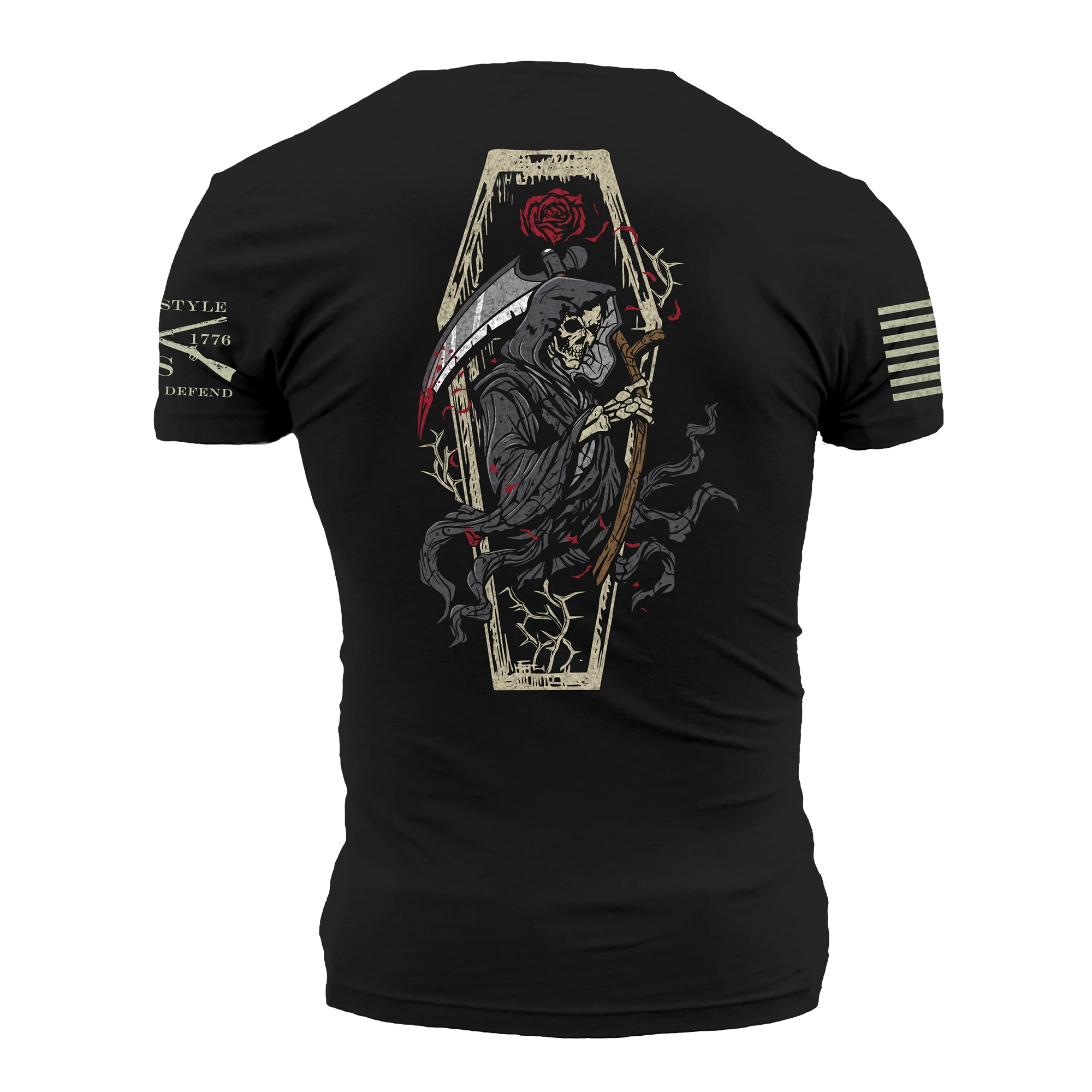 Grim Reaper T-Shirt - Black 9 Grim Reaper T-Shirt - Black - Image 7