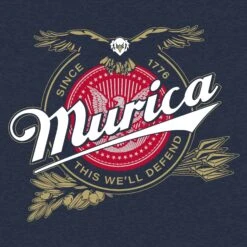 Murica Brewing T-Shirt - Midnight Navy -Grunt Style Sales GS5739 MuricaSince1776Men sTee MidnightNavy WEB READY FrontArt
