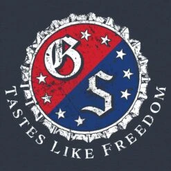 Kick Ass Brewing T-Shirt - Midnight Navy -Grunt Style Sales GS5740 Men sKickAssBrewingTee MidnightNavy WEB READY Art FLB