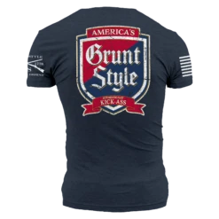 Kick Ass Brewing T-Shirt - Midnight Navy -Grunt Style Sales GS5740 Men sKickAssBrewingTee MidnightNavy WEB READYBack