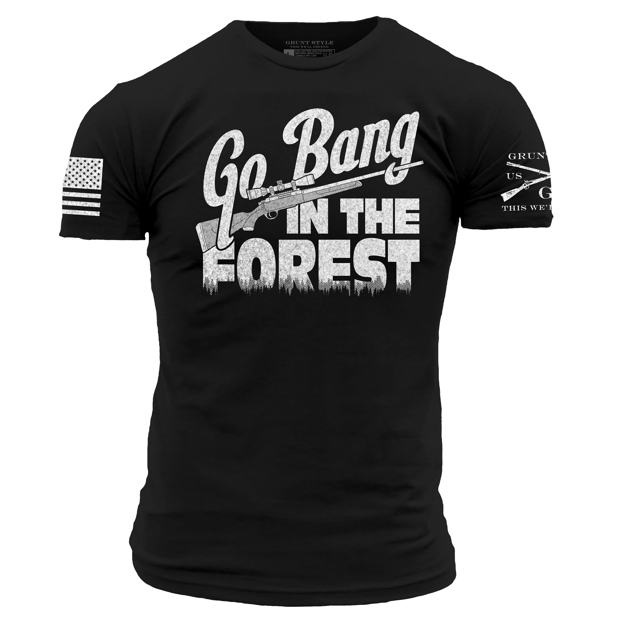 Go Bang In The Forest T-Shirt - Black 3 Go Bang In The Forest T-Shirt - Black