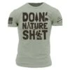 Doin' Nature Sh*t T-Shirt - Light Sage -Grunt Style Sales GS5761 Men sDoin NatureShitTee LightSage WEB READY